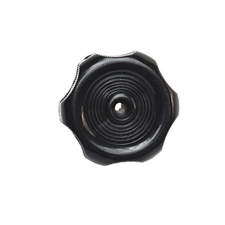 Overtime H713 Black 1 In. Plastic Shaft Knob OV88849